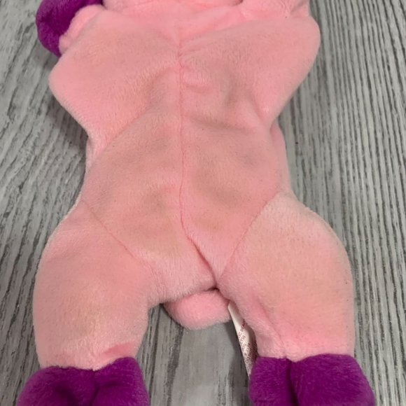 Vintage 1998 Lisa Frank Stuffins Oinky Bean Plush - Picture 9 of 11